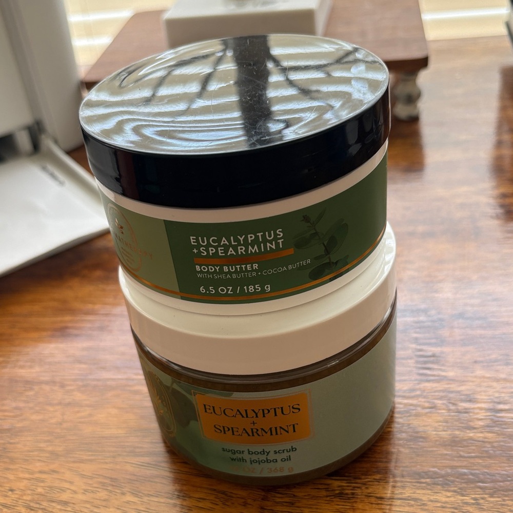 B&B Eucalyptus Spearmint Body Butter and Scrub Set. FINAL SALE PRICE !!!